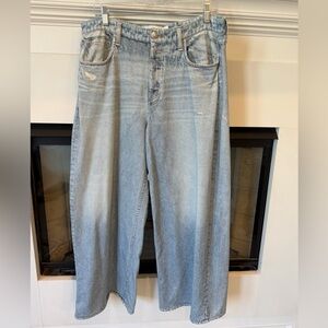 Rag & Bone Miramar Wide Leg Denim Sweatpant-Jeans 32 EUC!